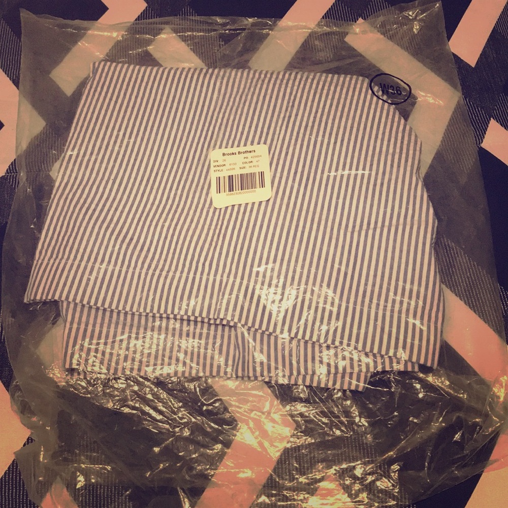 Brook Brothers Stripped Shorts
